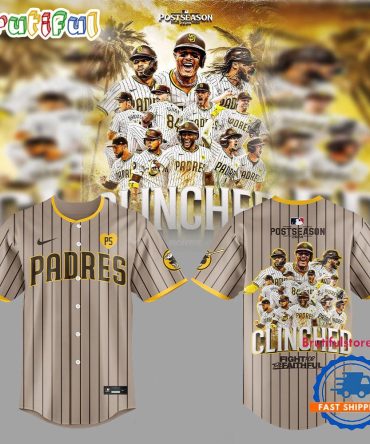 San Diego Padres Clinched 2024 October Ready Postseason Baseball Jersey Shirt