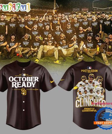 San Diego Padres Clinched 2024 October Ready Postseason Jersey