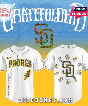 San Diego Padres Grateful Dead Night Baseball Jersey
