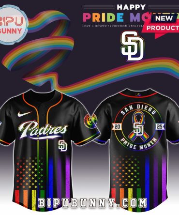 San Diego Padres Happy Pride Month Baseball Jersey