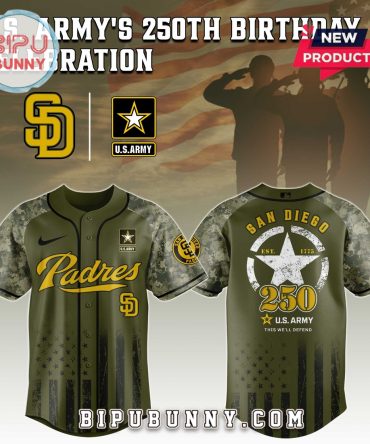 San Diego Padres MLB x 250 U.S. Army Baseball Jersey