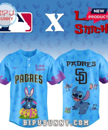 San Diego Padres MLB x Lilo and Stitch Baseball Jersey