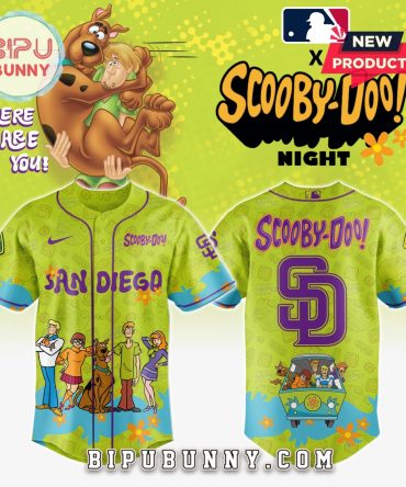San Diego Padres MLB x Scooby Doo Baseball Jersey