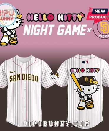 San Diego Padres x Hello Kitty Night Game Baseball Jersey