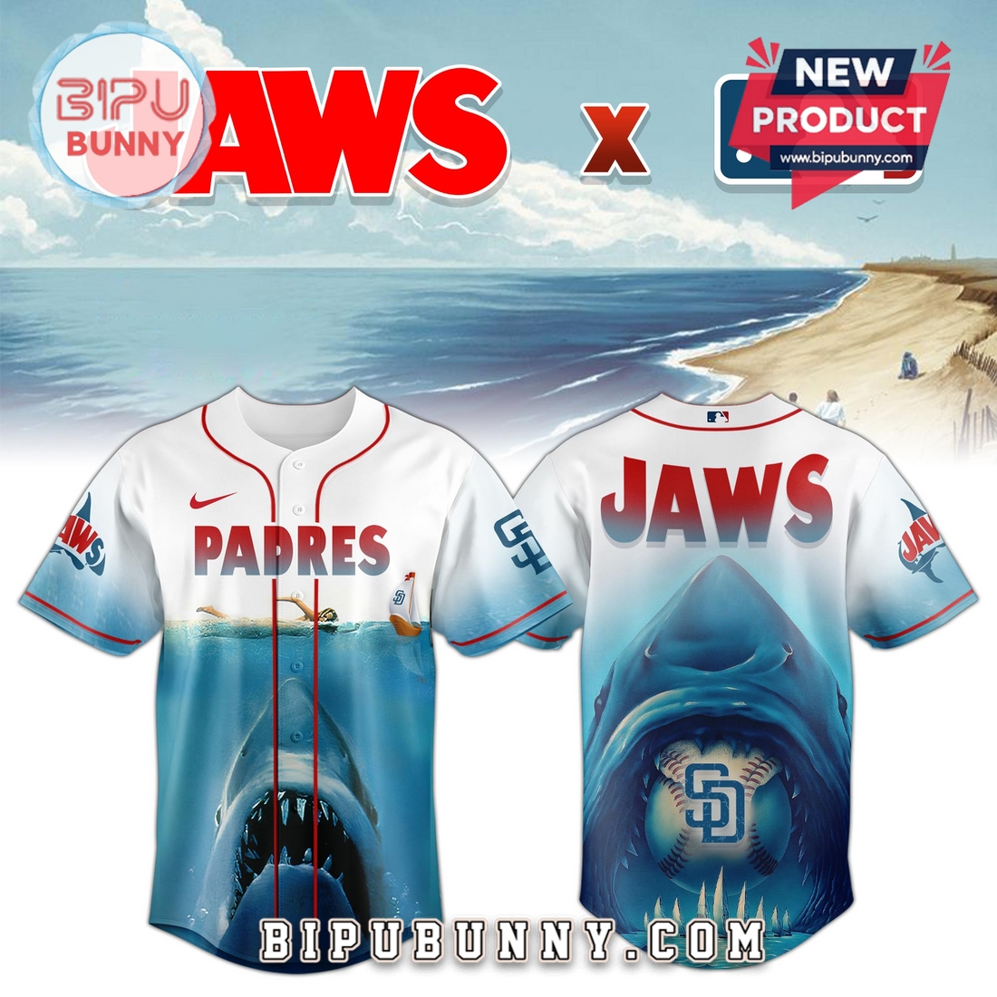 San Diego Padres x JAWS Limited Edition Baseball Jersey