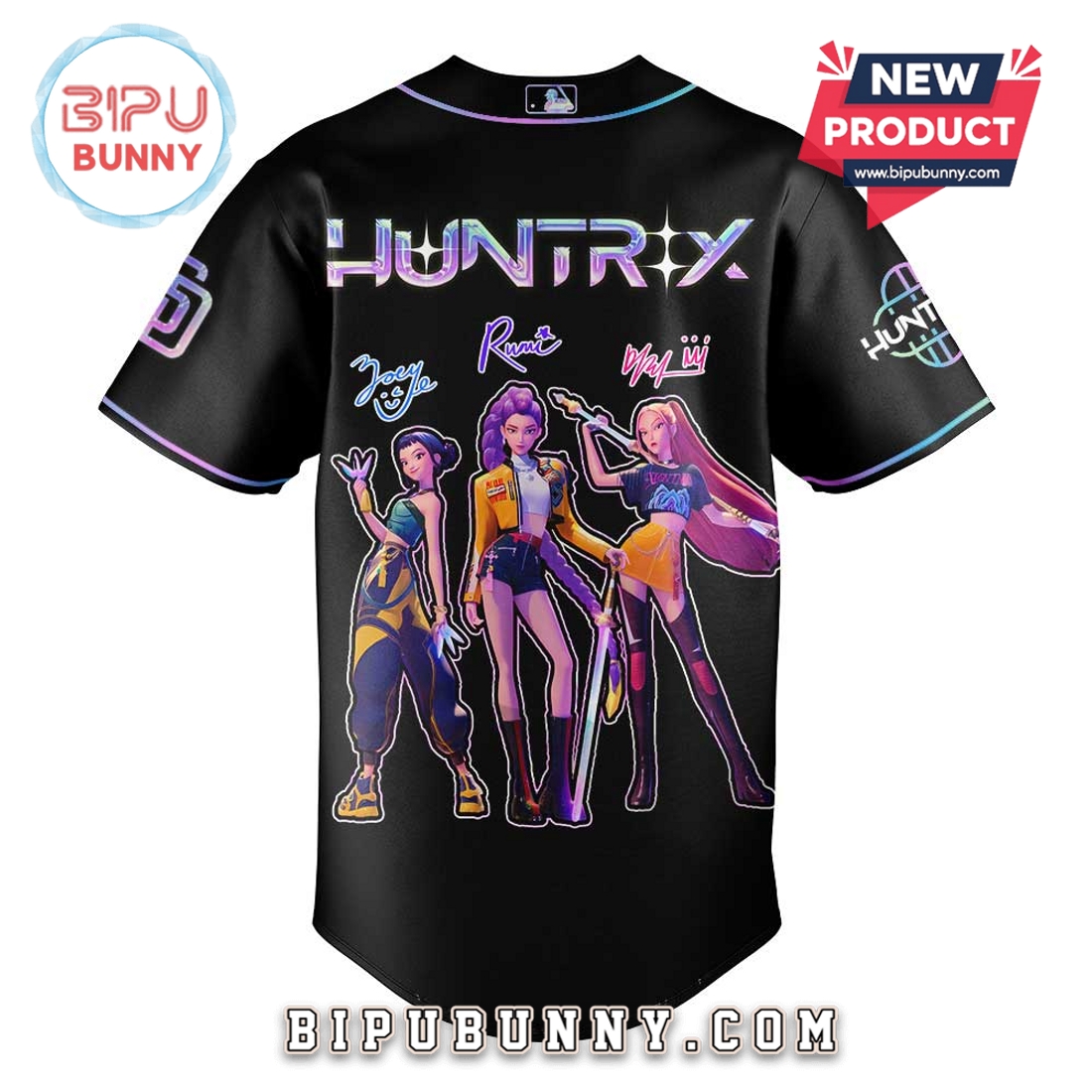 San Diego Padres x KPop Demon Hunters Baseball Jersey - Image 3
