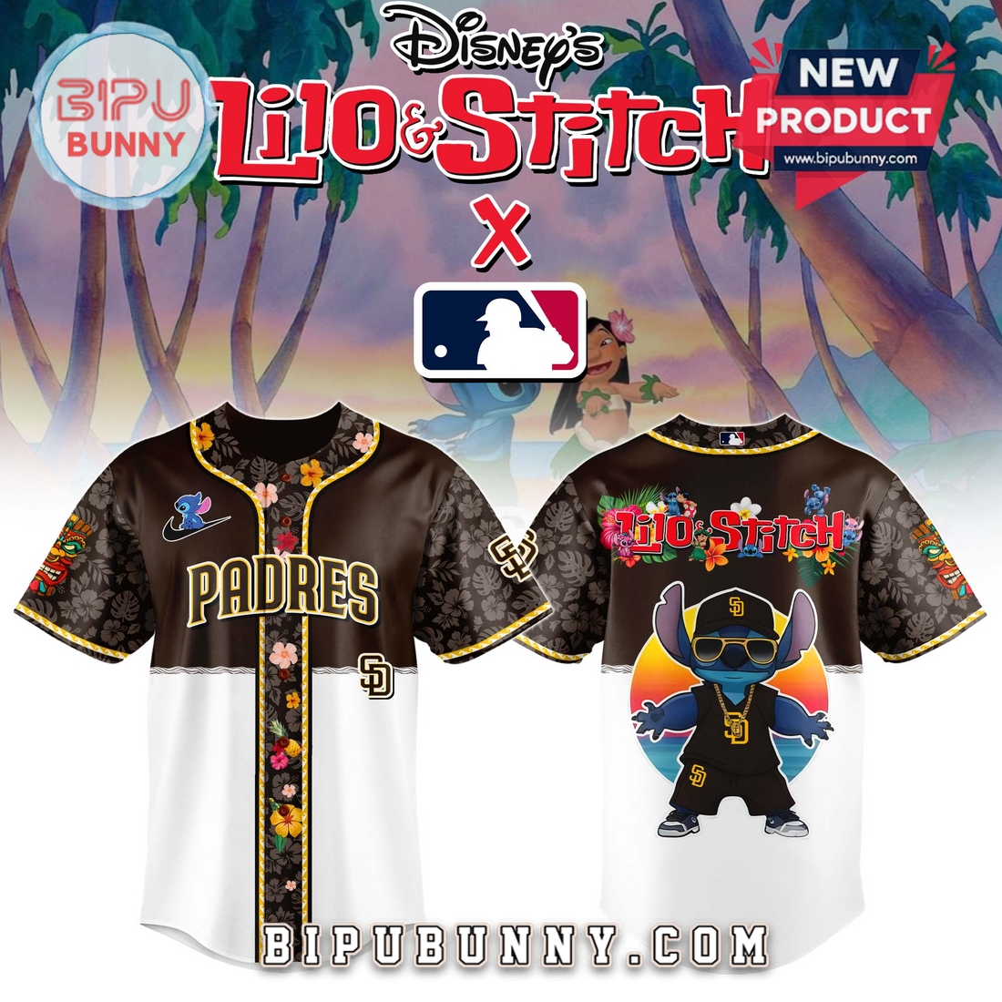 San Diego Padres x Lilo and Stitch Baseball Jersey 2025