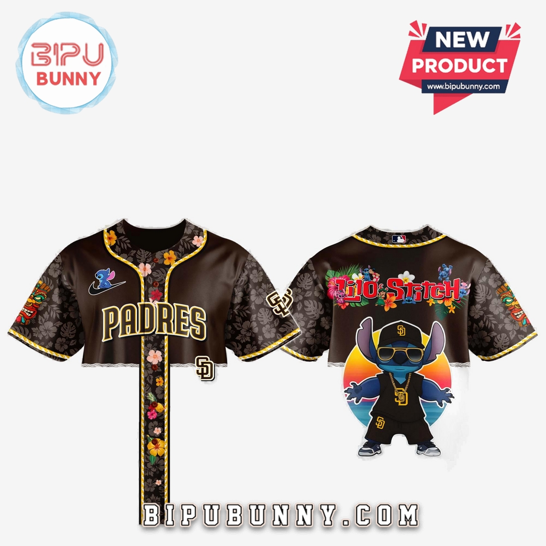 San Diego Padres x Lilo and Stitch Baseball Jersey 2025 - Image 2