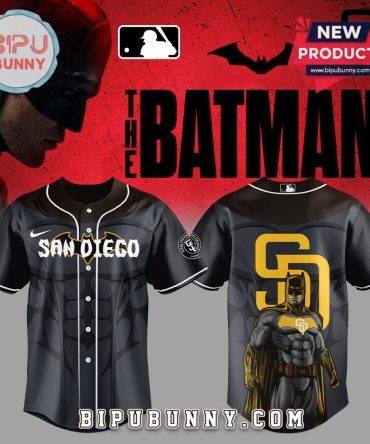 San Diego Padres x The Batman Baseball Jersey