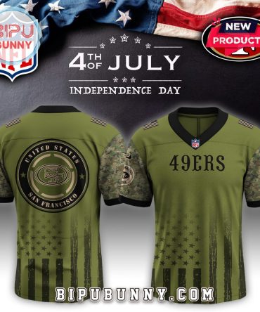 San Francisco 49ers NFL x Independence Day Baseball Jersey