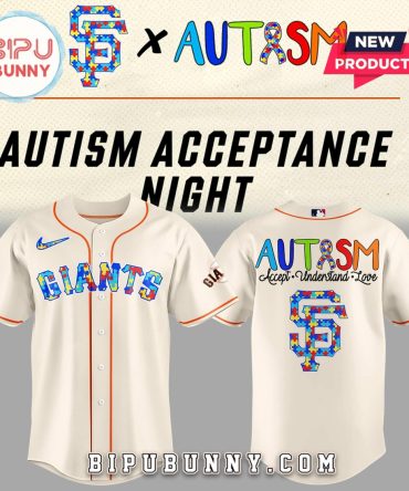 San Francisco Giants Autism Night Baseball Jersey