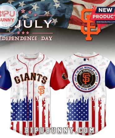 San Francisco Giants Independence Day Baseball Jersey 2025