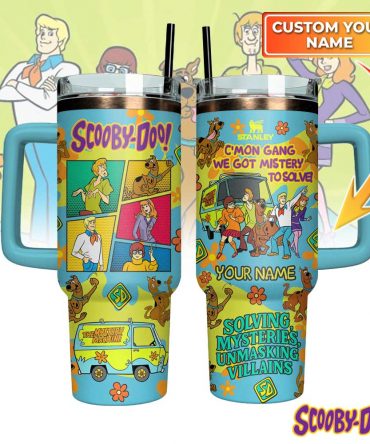 Scooby-Doo Custom Stanley Cup 40 oz 30 oz Tumbler With Handle