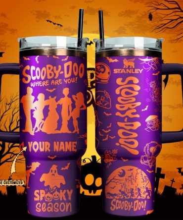 Scooby-Doo x Halloween Custom Stanley Cup 40 oz 30 oz Tumbler With Handle