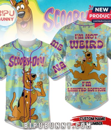 Scoopy Doo I'm Not Weird Custom Baseball Jersey