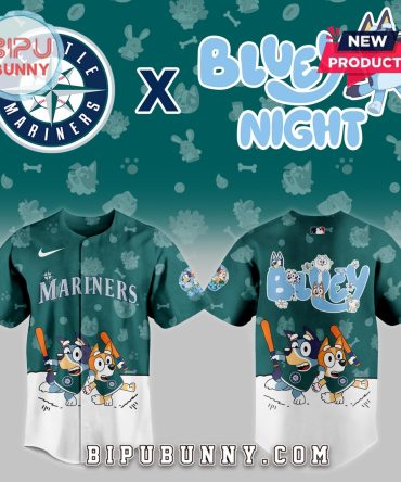 Seattle Mariners 2025 Bluey Night Baseball Jersey