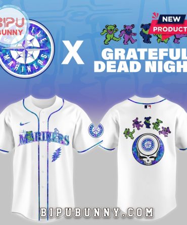 Seattle Mariners 2025 Grateful Dead Night Baseball Jersey