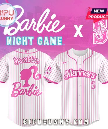 Seattle Mariners MLB x Barbie Night Game Baseball Jersey