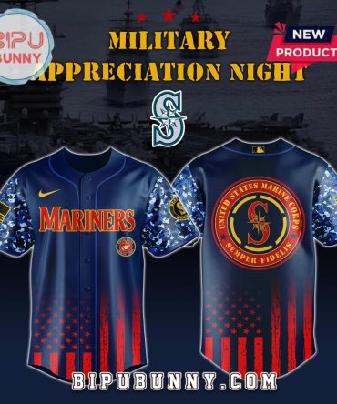 Seattle Mariners MLB x Marine Corps Military Appreciation Baseball Jersey