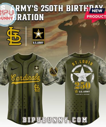 St.Louis Cardinals MLB x 250 U.S. Army Baseball Jersey