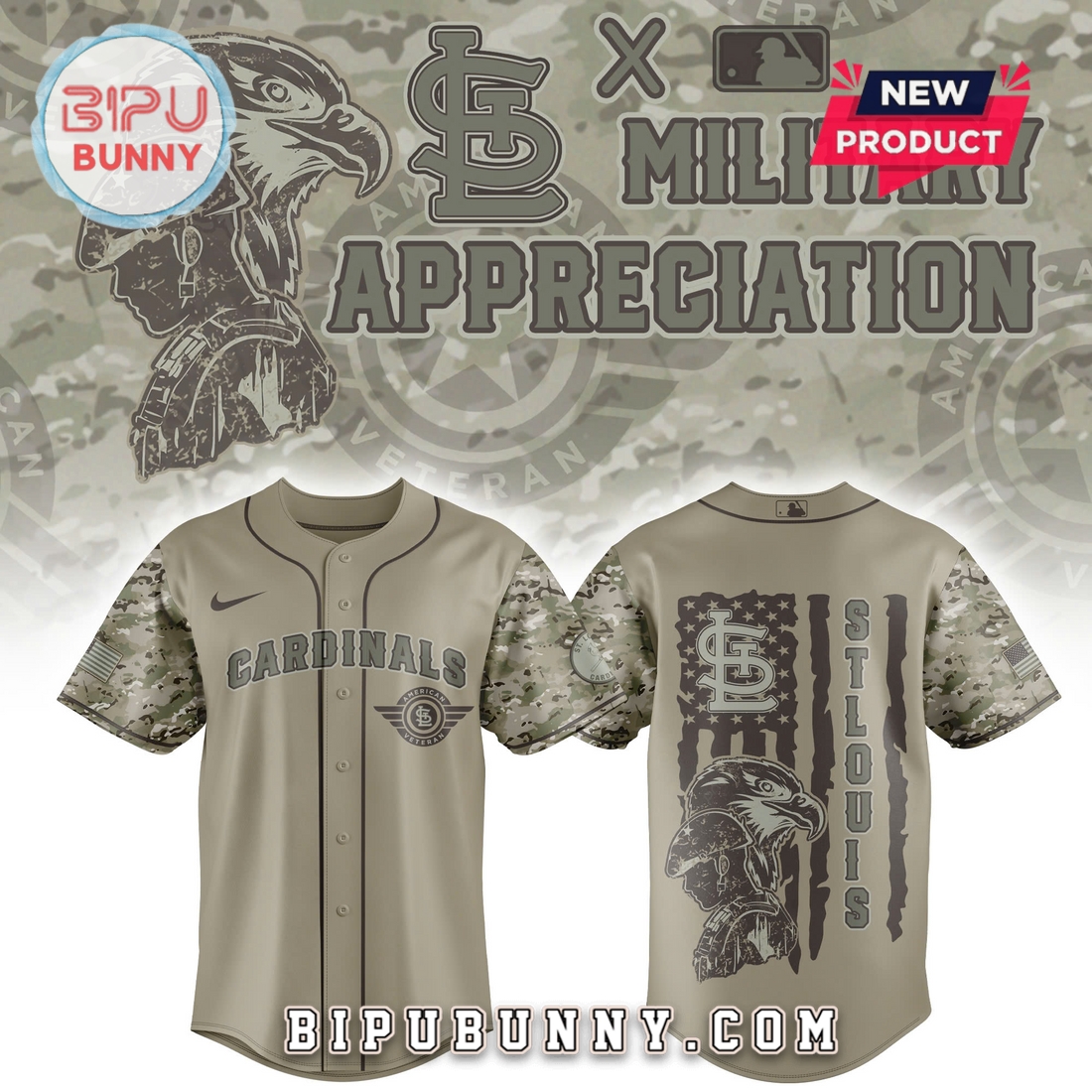 St.Louis Cardinals MLB x Veteran U.S 2025 Baseball Jersey