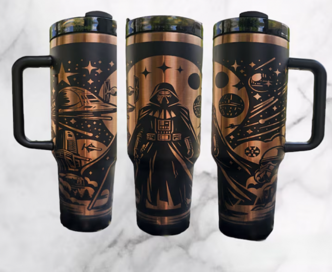 Star Wars Movies Custom Stanley Quencher 40oz Stainless Steel Tumbler With Handle