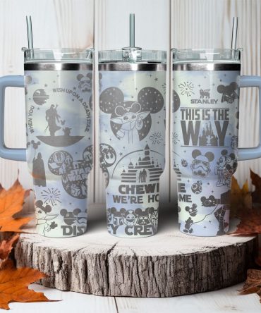 Star Wars Movies Custom Stanley Quencher 40oz Stainless Steel Tumbler With Handle