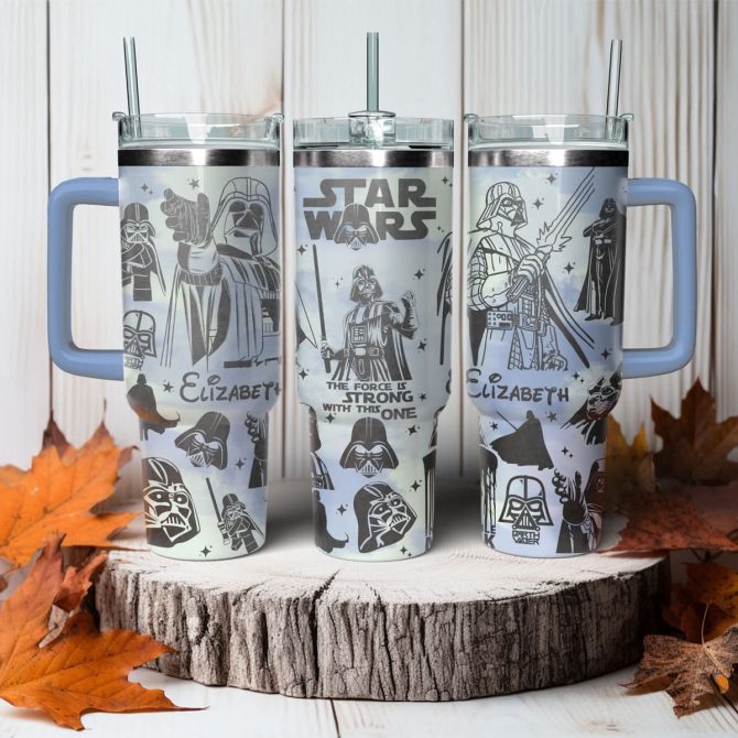 Star Wars Movies Custom Stanley Quencher 40oz Stainless Steel Tumbler With Handle