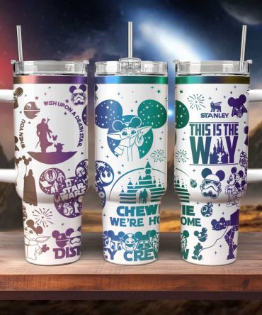 Star Wars Movies Custom Stanley Quencher 40oz Stainless Steel Tumbler With Handle