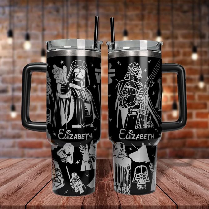 Star Wars Movies Custom Stanley Quencher 40oz Stainless Steel Tumbler With Handle