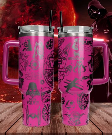 Star Wars Movies Custom Stanley Quencher 40oz Stainless Steel Tumbler With Handle