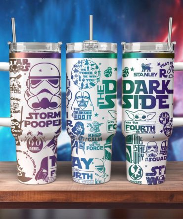 Star Wars Movies Custom Stanley Quencher 40oz Stainless Steel Tumbler With Handle