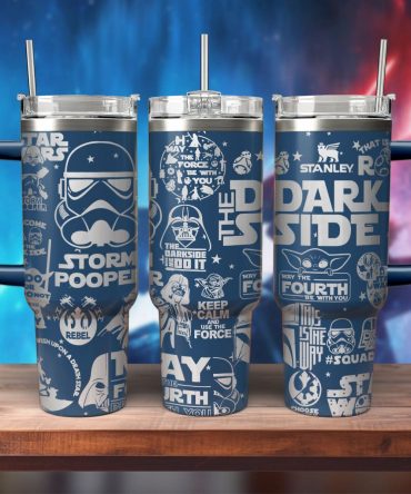 Star Wars Movies Custom Stanley Quencher 40oz Stainless Steel Tumbler With Handle