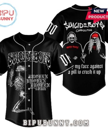 Suicideboys Broken Just Lay Me Down Baseball Jersey