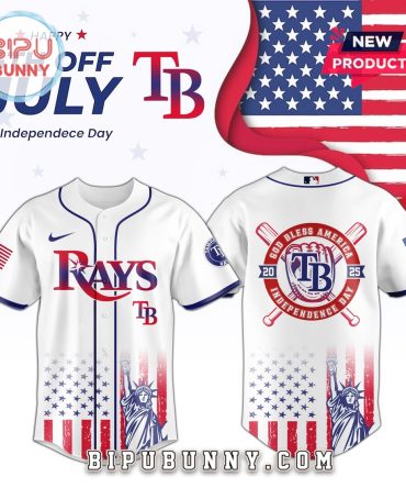Tampa Bay Rays MLB Independence Day 2025 Baseball Jersey