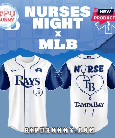 Tampa Bay Rays MLB Nurses Game Night Baseball Jersey