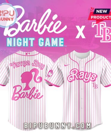 Tampa Bay Rays MLB x Barbie Night Game Baseball Jersey