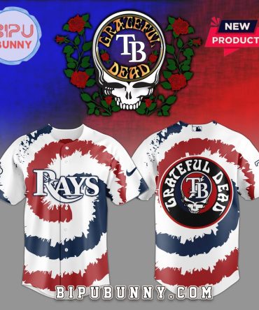 Tampa Bay Rays MLB x Grateful Dead Baseball Jersey