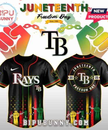 Tampa Bay Rays MLB x Juneteenth Day 2025 Baseball Jersey