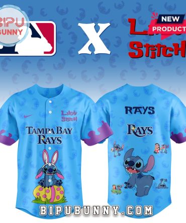 Tampa Bay Rays MLB x Lilo and Stitch Baseball Jersey