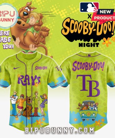 Tampa Bay Rays MLB x Scooby Doo Baseball Jersey
