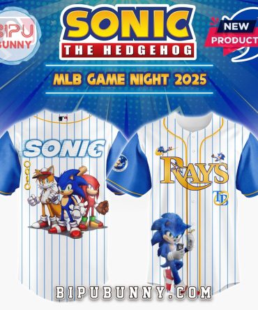 Tampa Bay Rays MLB x Sonic Game Night Baseball Jersey