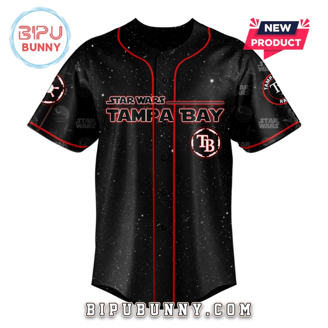 Tampa Bay Rays MLB x Star Wars Night 2025 Baseball Jersey - Image 2