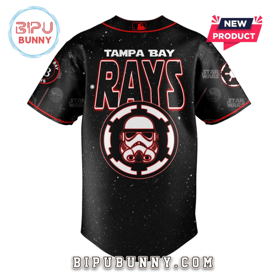 Tampa Bay Rays MLB x Star Wars Night 2025 Baseball Jersey - Image 3