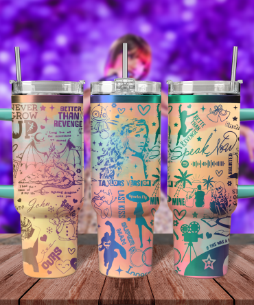 Taylor Swift Music Custom Stanley Cup 40 oz 30 oz Tumbler With Handle