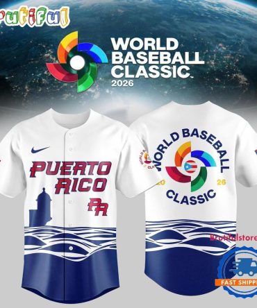 Team Puerto Rico 2026 World Baseball Classic Baseball Limited Edition Jersey Shirt