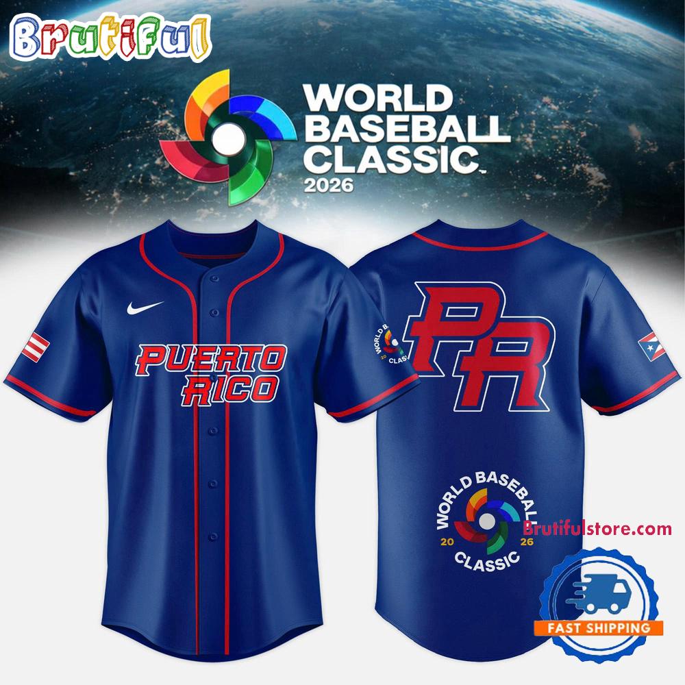 Team Puerto Rico 2026 World Baseball Classic Baseball Special Edition Jersey Shirt