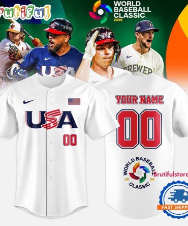 Team USA 2026 World Baseball Classic Personalized Jersey Shirt
