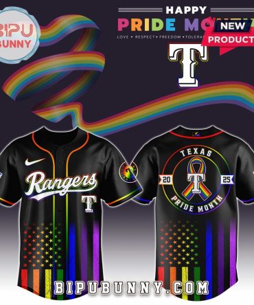 Texas Rangers Happy Pride Month Baseball Jersey