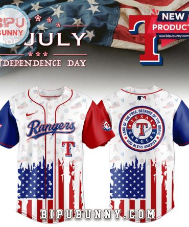 Texas Rangers Independence Day Baseball Jersey 2025